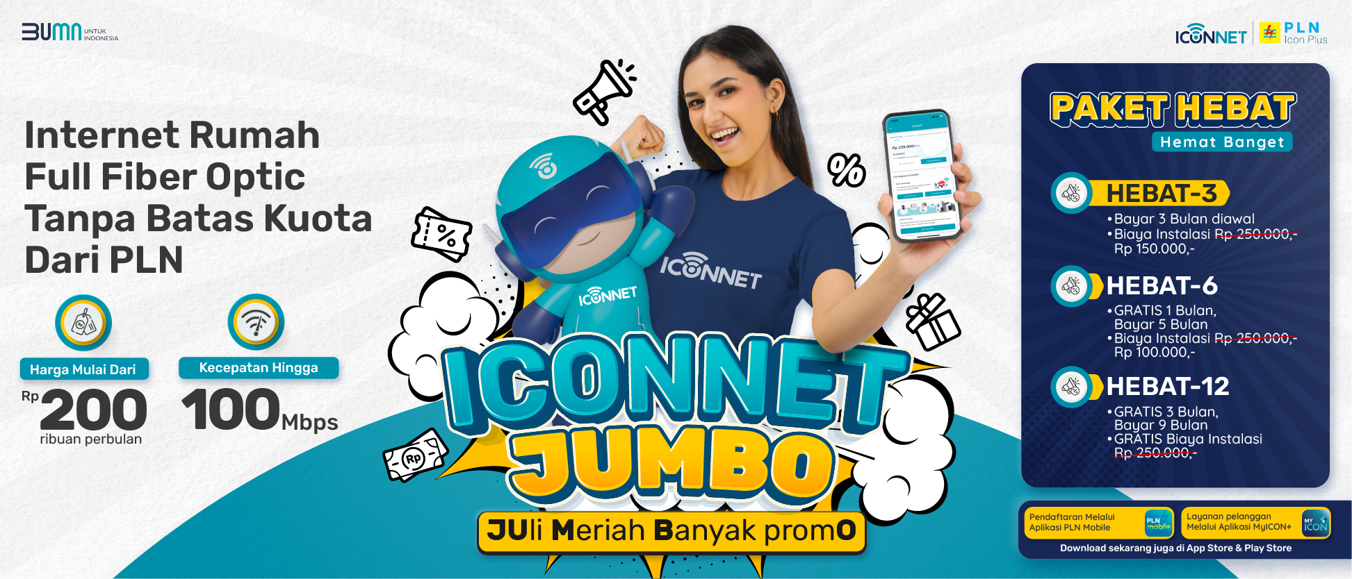 Iconnet.id - Layanan Internet Broadband dan TV dari Indonesia Comnets Plus  (ICON+)